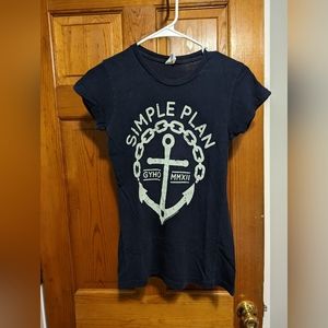 Simple Plan Anchor Tee